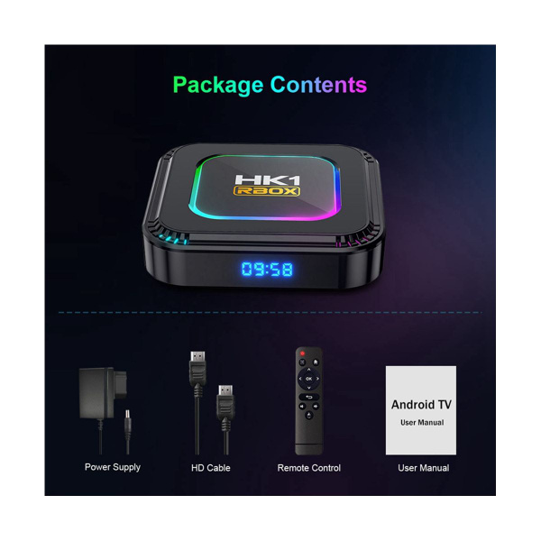 HK1 RBOX 8K Vedio декодирование медиаплеера телеприставка, вилка ...