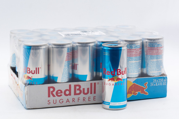 Напиток энергетический Ред Булл без сахара 250 мл / Red Bull Sugarfree ...