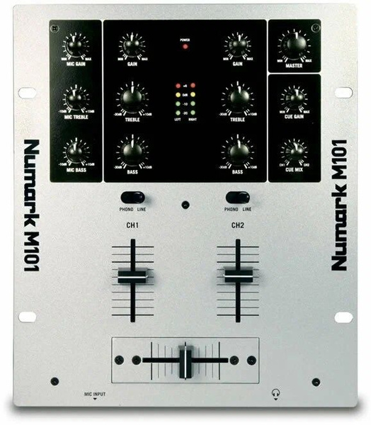 Микшер диджейский высоко-адаптивный двухканальный Numark M101 - купить ...