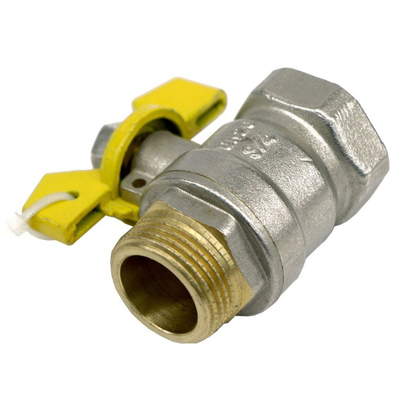 Кран шар. для газа 3/4 г/ш бабочка СТМ ГАЗ, 330407 - купить по выгодной ...