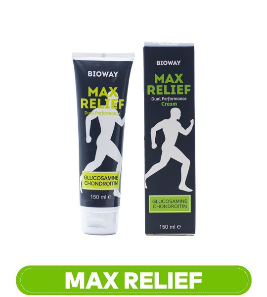 bioway max relief глюкозамин-хондроитин крем 150 мл. - купить с ...