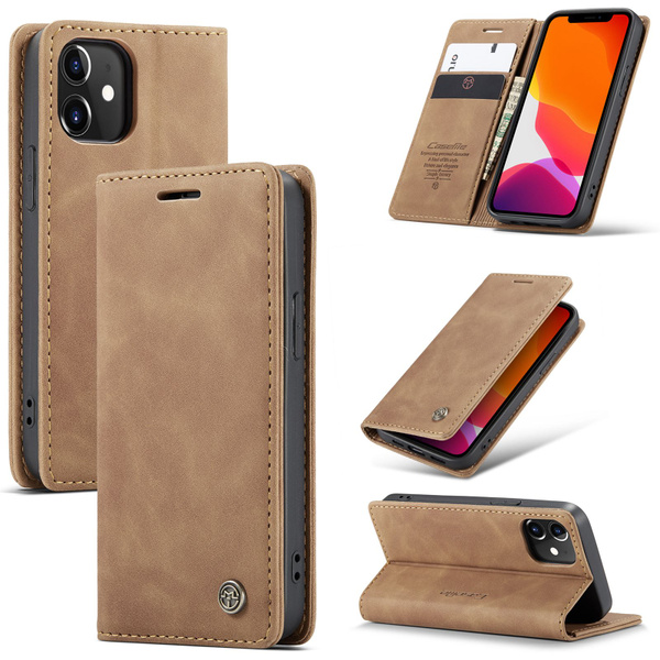 Caseme Кожаный чехол для iPhone 12 mini / Эпл Айфон 12 МИНИ с ...