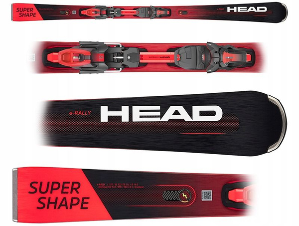 Горные лыжи С креплением HEAD Supershape E-Rally Взрослая - купить по ...