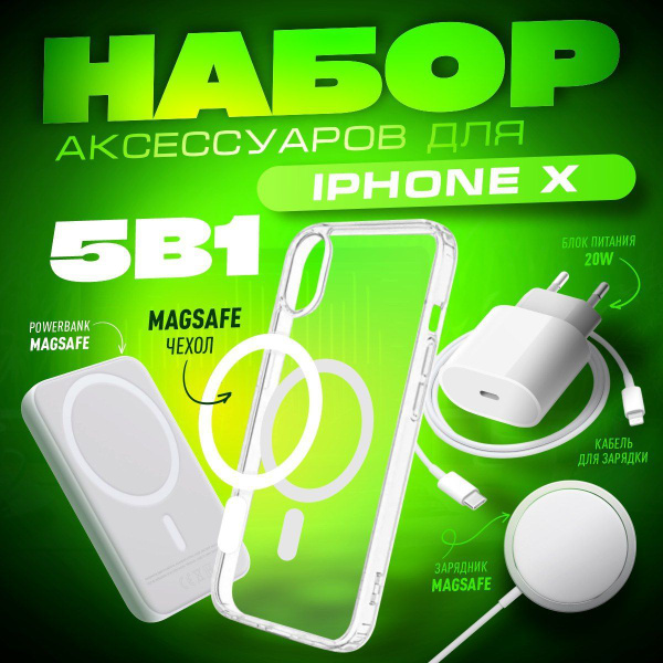 Подарочный набор 5 в 1 для iPhone X - купить с доставкой по выгодным ...