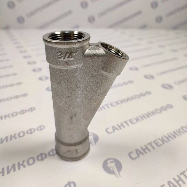 Тройник косой для ввода греющего кабеля VIEIR 3/4"В никель, VRGL14TK ...