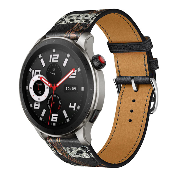Кожаный ремешок для Amazfit GTR 4/GTR 3/GTR 3 Pro, Винтажный - купить с ...