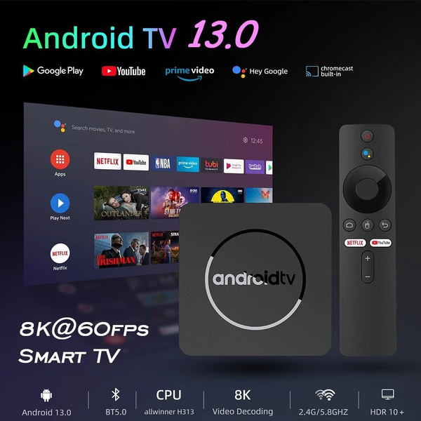 Медиаплеер Komodo Смарт-ТВ-бокс, HDMI, черный, Android купить по низкой ...