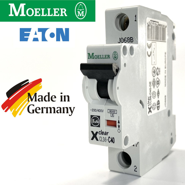 Купить Автоматический выключатель EATON-Moeller 1P 40А 6кА тип C 247617 ...