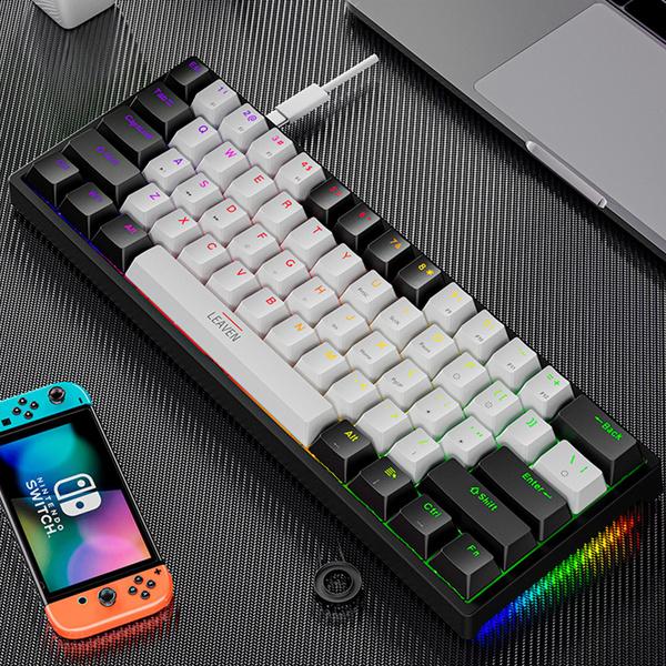 Игровая механическая клавиатура проводная K620 с RGB подсветкой ...