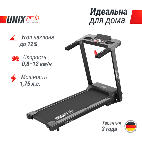 Беговая дорожка UnixFit ST-440N Black купить на OZON по низкой цене ...