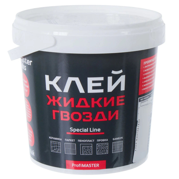 Клей экстрасильный Masterteks 1.5 кг цвет белый - купить с доставкой по ...
