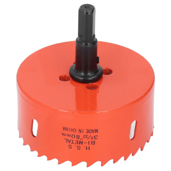 Кольцевая пила из быстрорежущей стали с оправкой 80 мм, режущая ...