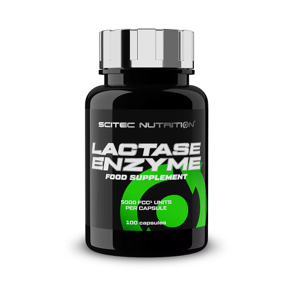 Лактазный фермент Scitec Nutrition Lactase Enzyme 100 капсул купить с