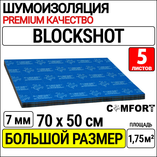 Шумоизоляция для пола и багажника автомобиля Comfortmat BlockShot ...