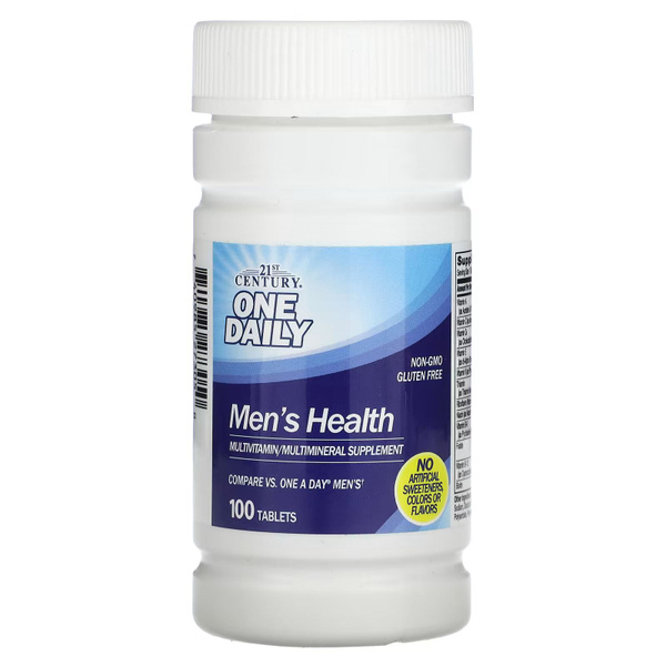 One Daily Men's Health 100 таблеток 21st Century витамины для здоровья ...