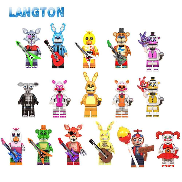 Аниме фигурок деталей Минифигурки ФНАФ (FNAF/Five Night's At Freddy ...