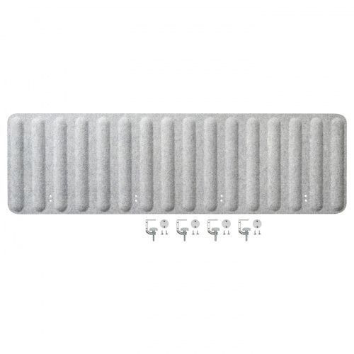 Экран для письменного стола IKEA EILIF , 160x48 см, серый - купить с ...