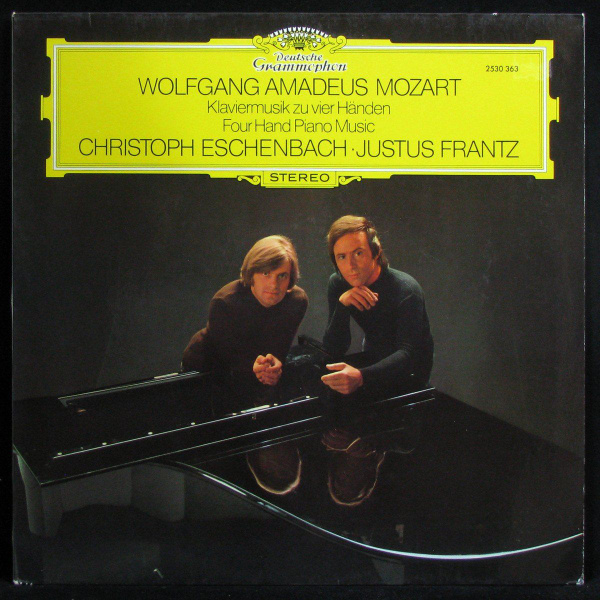 LP Christoph Eschenbach Justus Frantz Mozart Klaviermusik Zu Vier