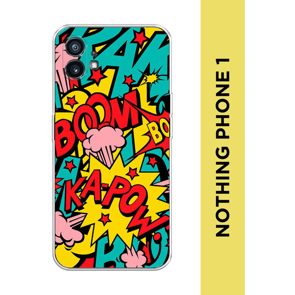 Силиконовый чехол на Nothing Phone 1 / Нотинг Фон 1 "Постер pop art ...