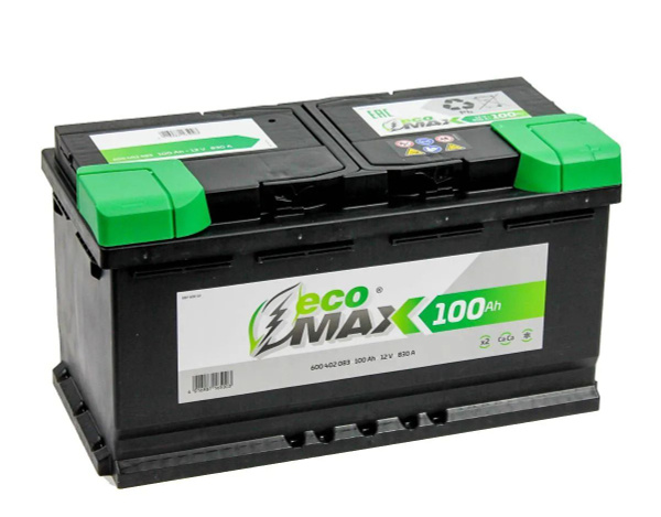 Аккумулятор автомобильный Ecomax 100 А.ч купить по выгодной цене в ...