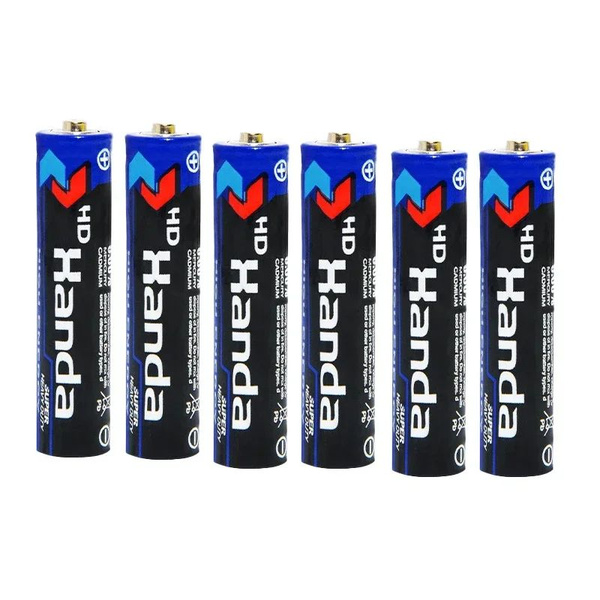 Батарейки щелочные (алкалиновые) Handa, тип ААA, 1.5V, 6шт ...