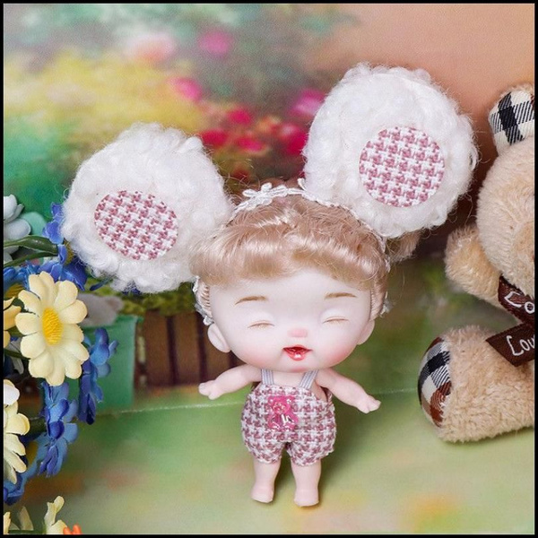 Пушистые игрушки мягкие ob11 bjd куклы милые выражения мини - купить с ...