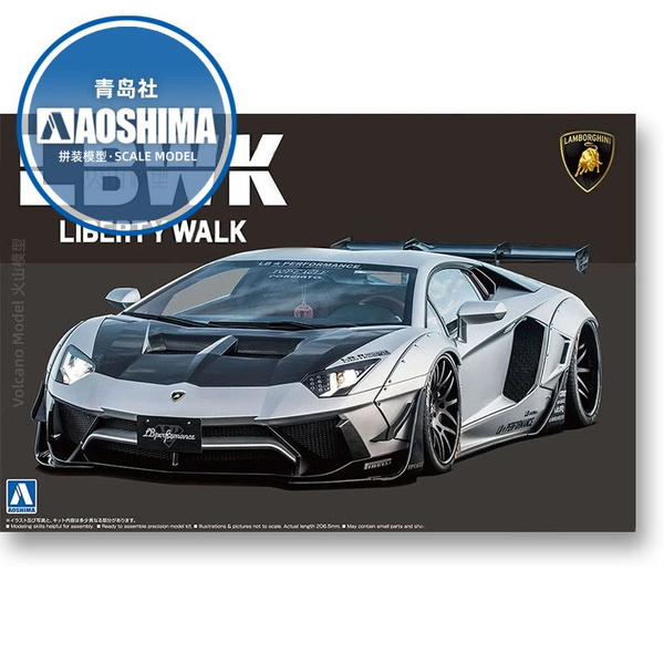 Сборная модель Машинка Aoshima-05993 1/24 Lamborghini Aventador LBWK ...