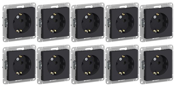 Розетка с заземлением Schneider Electric/Systeme Electric AtlasDesign ...