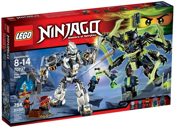 Конструктор LEGO Ninjago Роботы Титаны против механических монстров ...
