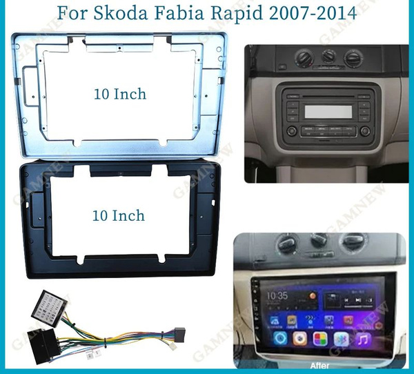 Рамка для автомагнитолы Skoda Fabia Rapid 2007-2014 Android/рамка для ...