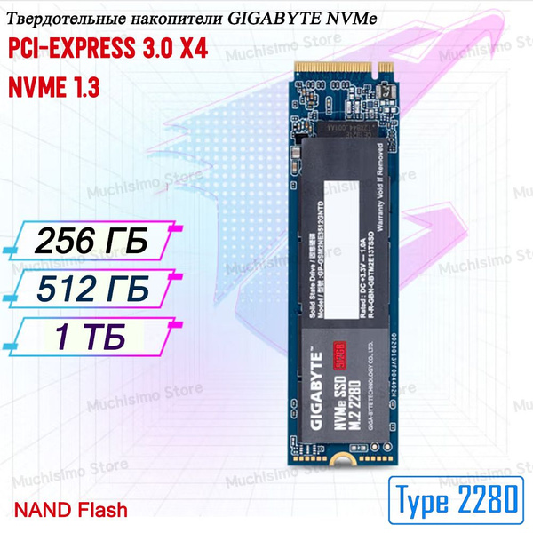 512 ГБ Внутренний SSD-диск Gigabyte NVMe SSD (NVMe SSD) - купить по ...