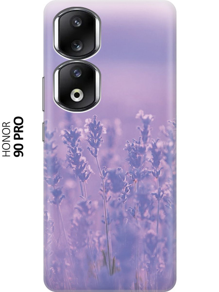 Силиконовый чехол Лавандовые поля на Honor 90 Pro / Хонор 90 Про ...