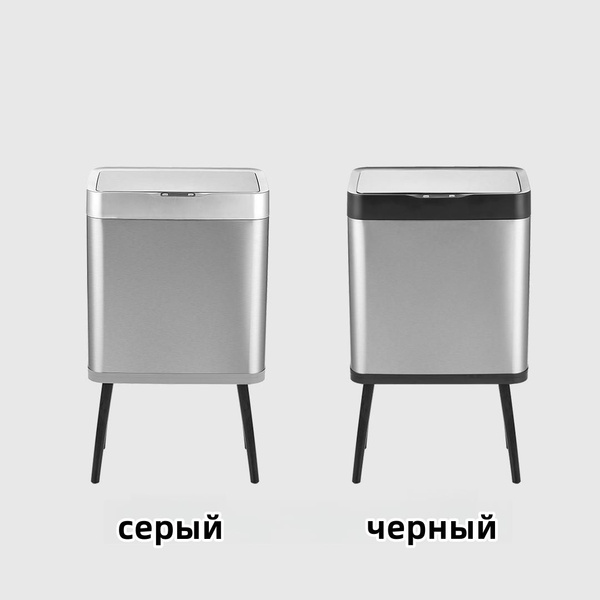 Мусорный бак Xiaomi, 1 шт, серый купить по доступной цене с доставкой в ...