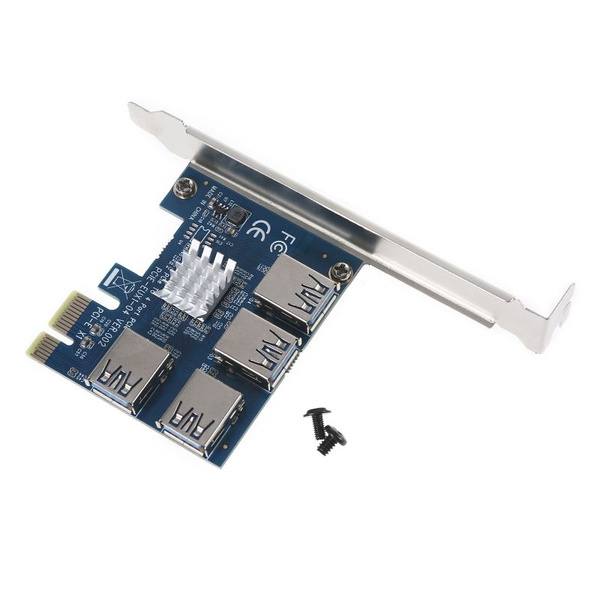 Адаптер PCI-E на USB 1 4 слота PCI-Express 1x 4x 3.0 Специальный ...
