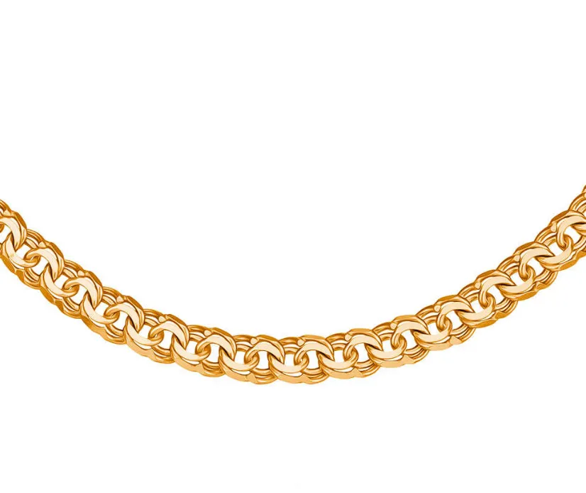 Плетение гарибальди золото цепочка