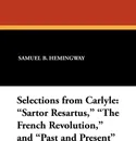 Selections from Carlyle. 