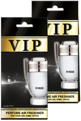 Комплект из 2-х подвесных картонных ароматизаторов с парфюмерным ароматом по мотивам «Invictus».;
Ароматизаторы VIP CARIBI изготовлены из  ...