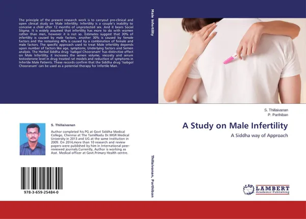 Обложка книги A Study on Male Infertility, S. Thillaivanan and P. Parthiban