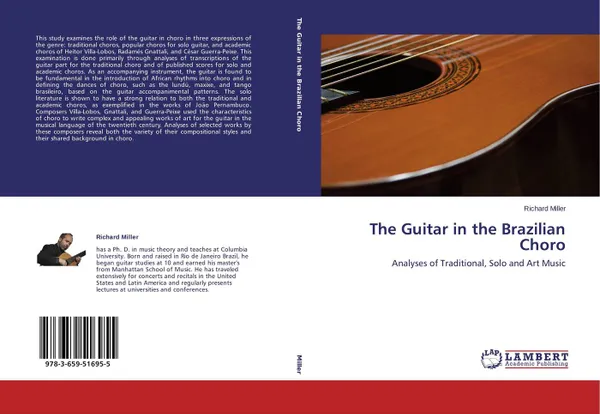 Обложка книги The Guitar in the Brazilian Choro, Richard Miller