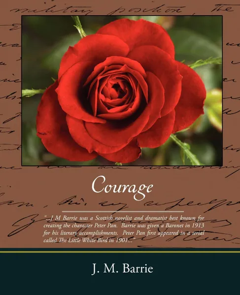 Обложка книги Courage, James Matthew Barrie