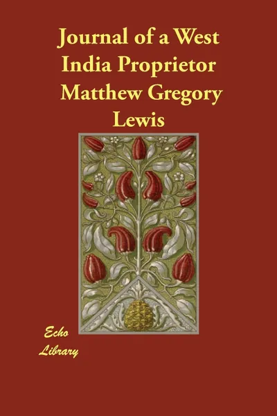 Обложка книги Journal of a West India Proprietor, Matthew Gregory Lewis