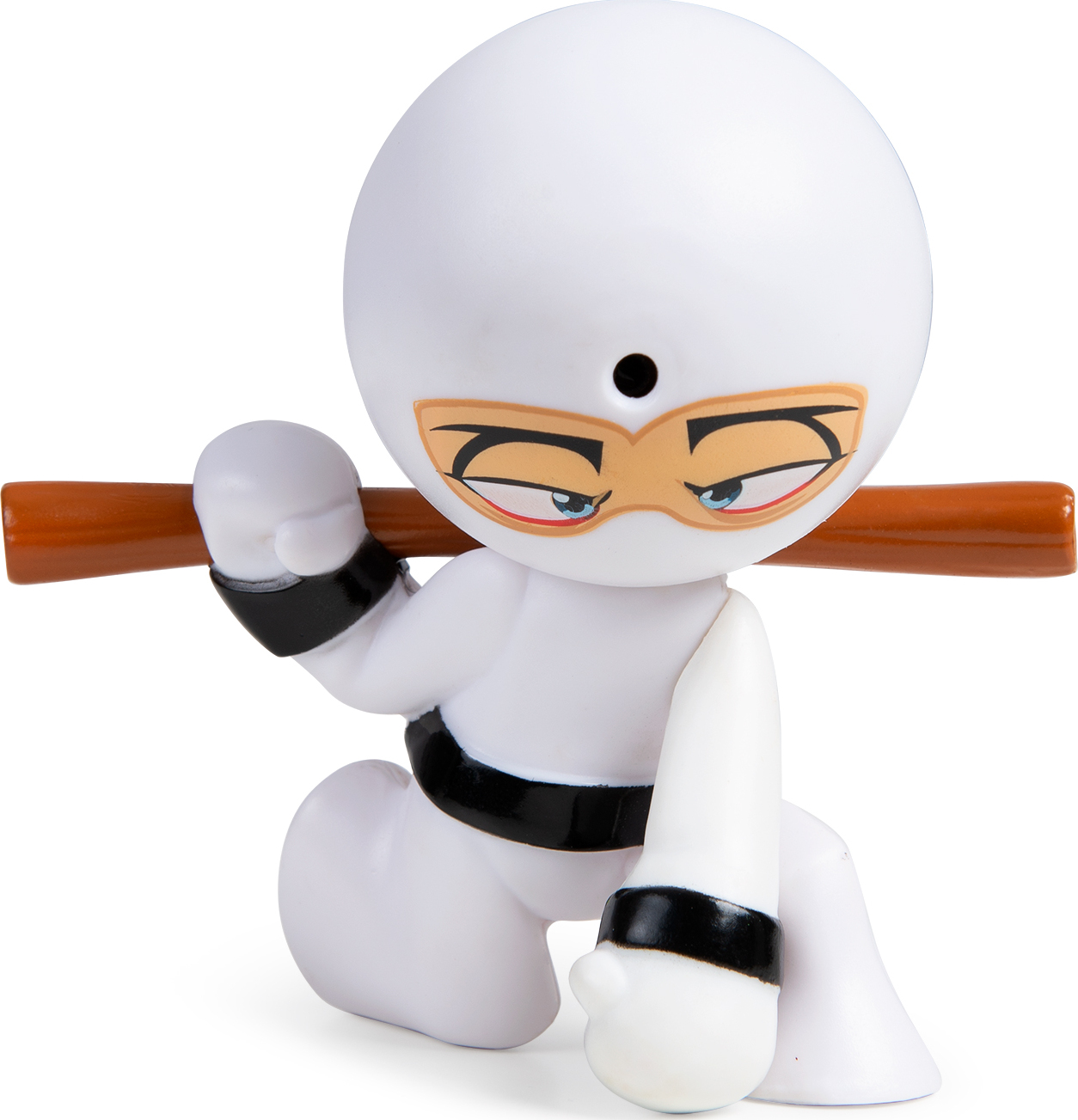 фото Фарт Ниндзя. Игрушка "Пукающий" Ниндзя, белый с шестом Fart ninjas