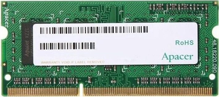 фото Оперативная память Apacer 2GB DDR3 1600 SO DIMM DS.02G2K.HAM Non-ECC, CL11, 1.5V, 1R, 256x8