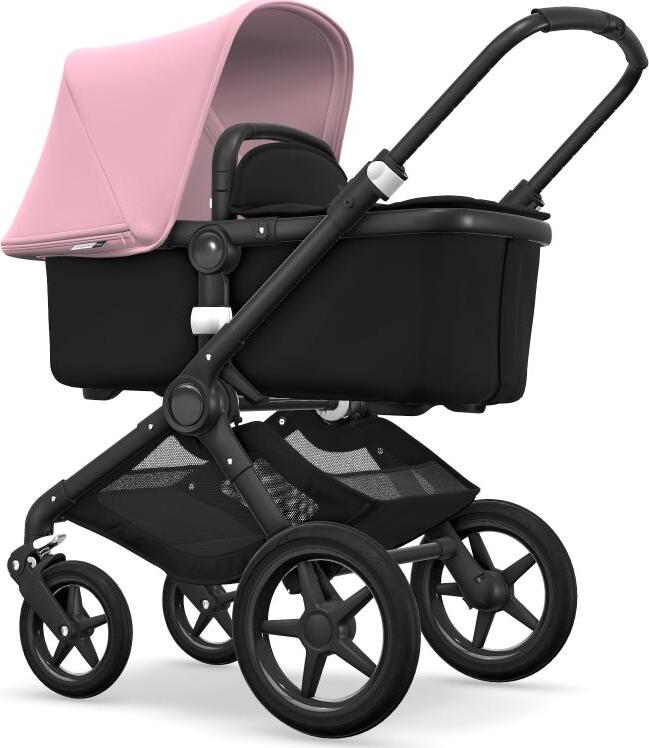 фото Bugaboo FOX Коляска 2 в 1 BLACK/ BLACK/ SOFT PINK 2019