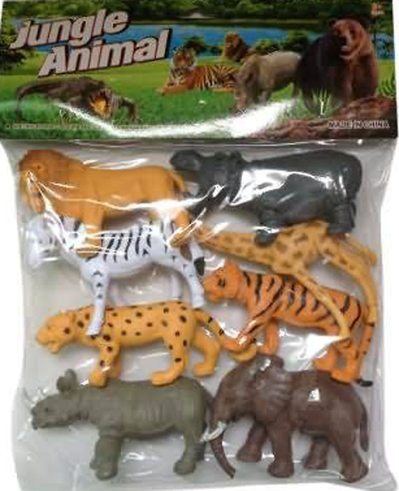 Характеристики Фигурки диких животных "Джунгли", в ассортименте, 8шт ...