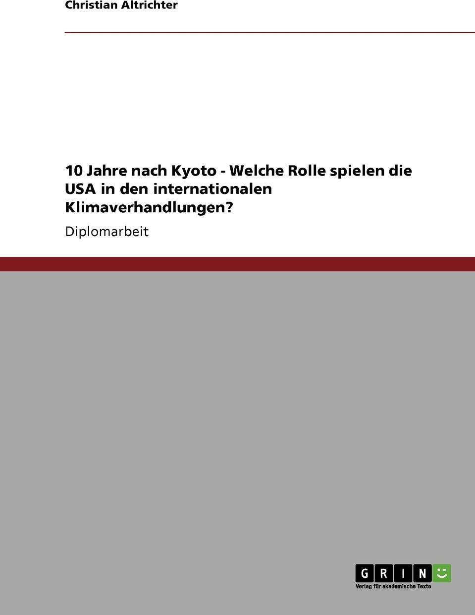 фото 10 Jahre nach Kyoto - Welche Rolle spielen die USA in den internationalen Klimaverhandlungen?