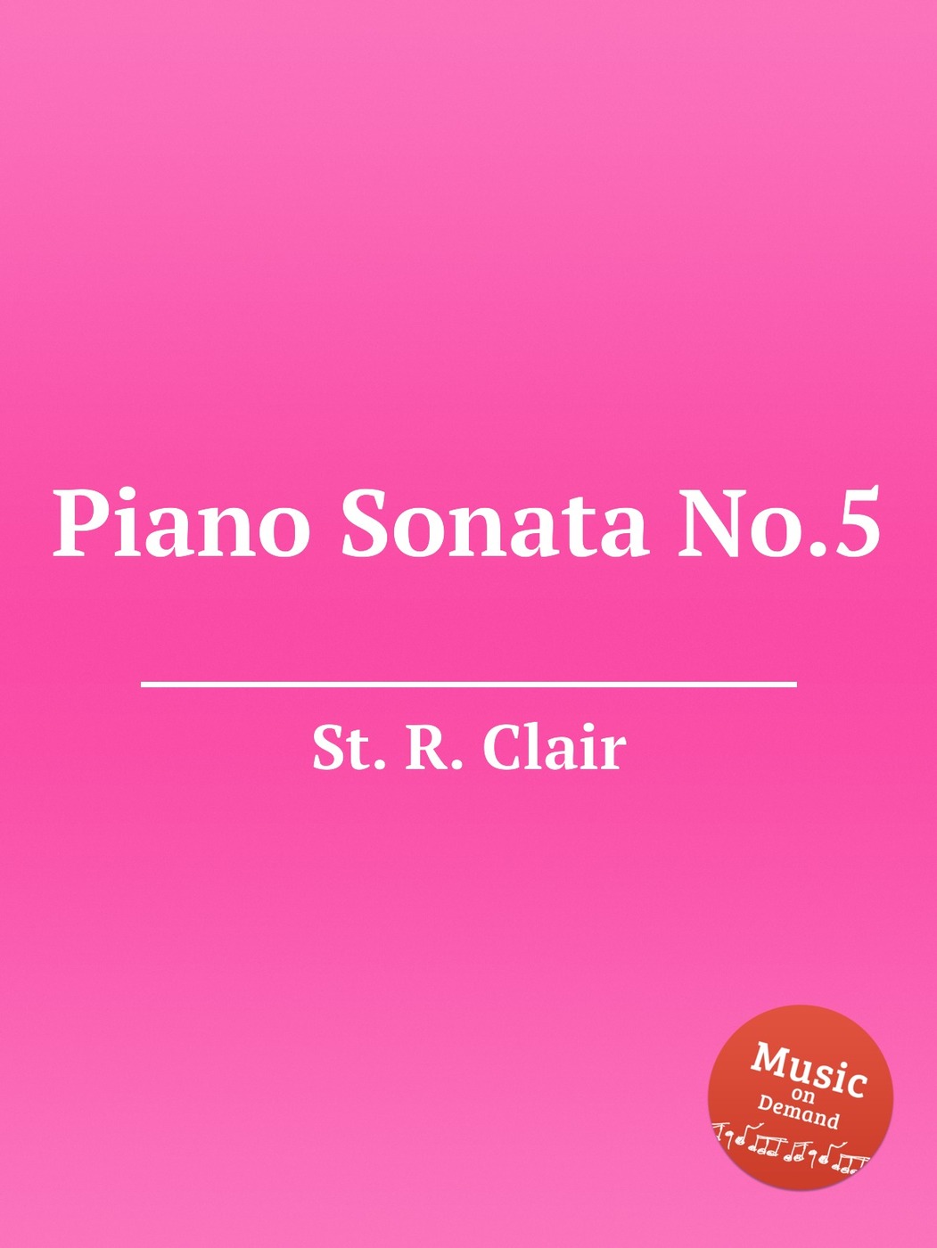 Piano Sonata No.5 9785884909113