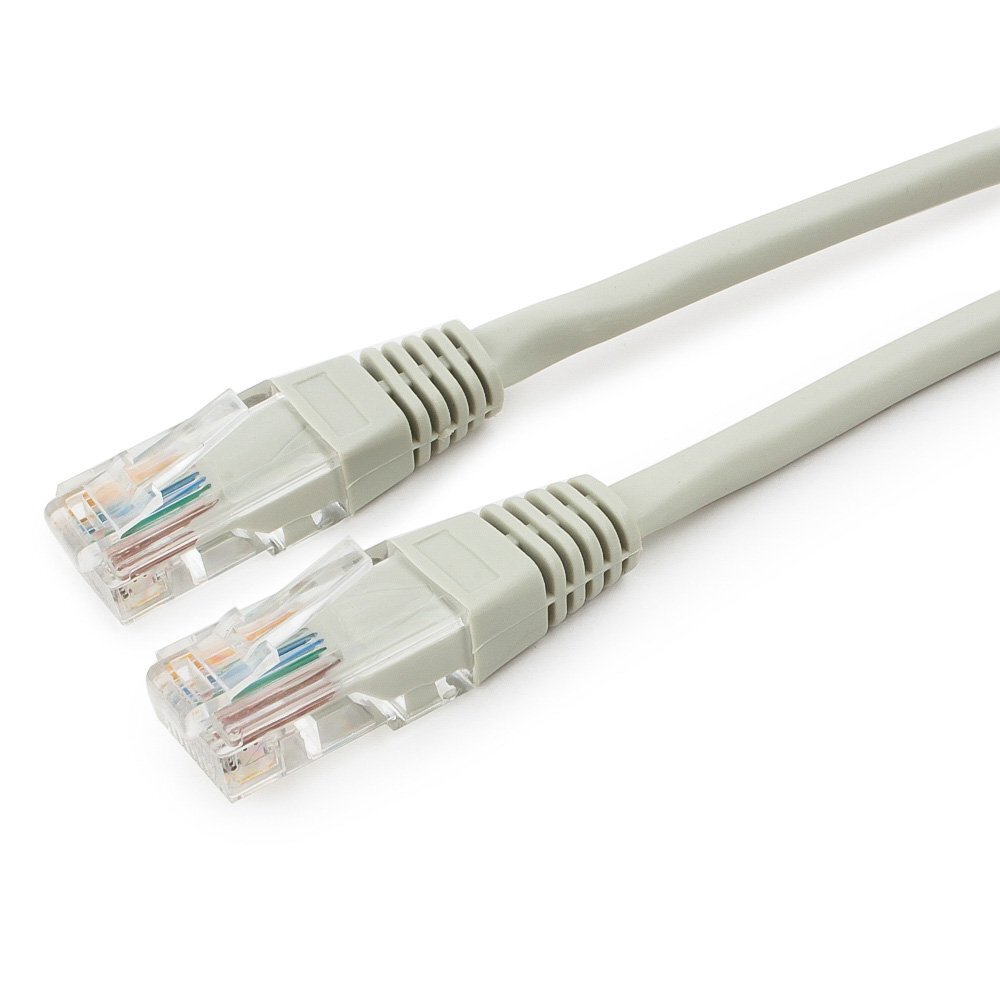 Cablexpert Кабель для интернет-соединения RJ-45/RJ-45, 7.6 м, серый