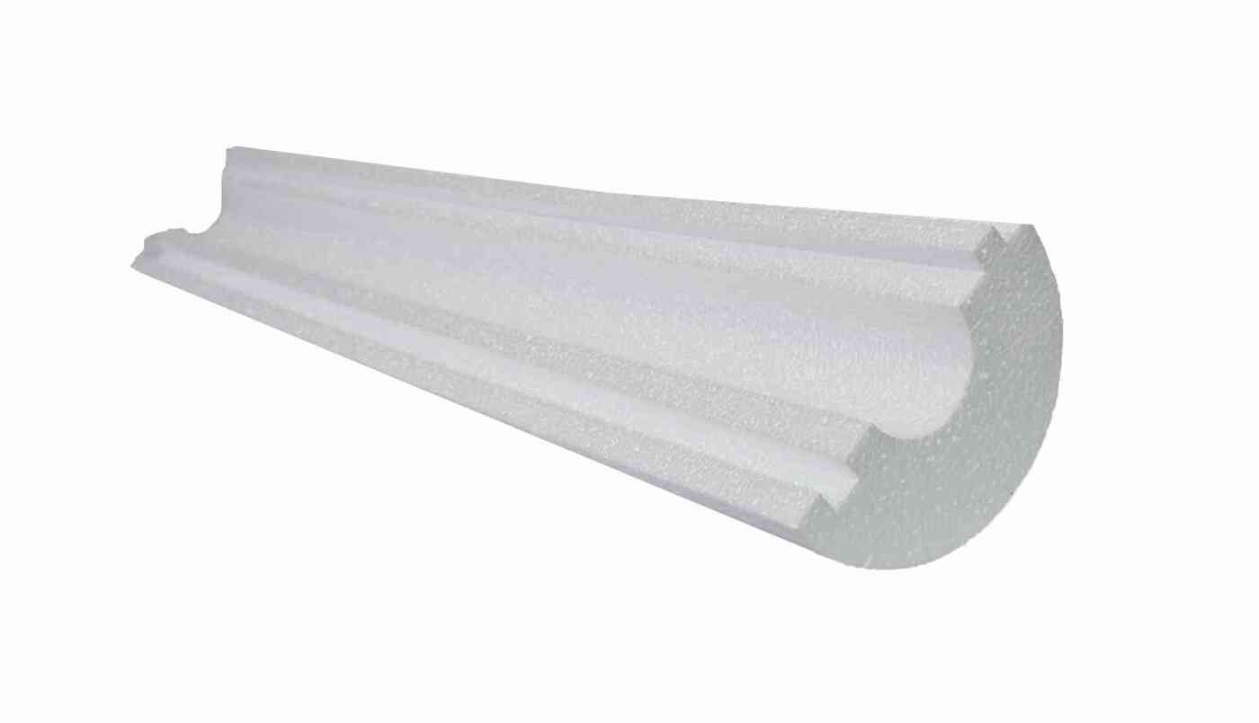 Трубная теплоизоляция \"ТоргПласт\" д. 57 мм, стенка 50 мм (в упак. - 5м ...