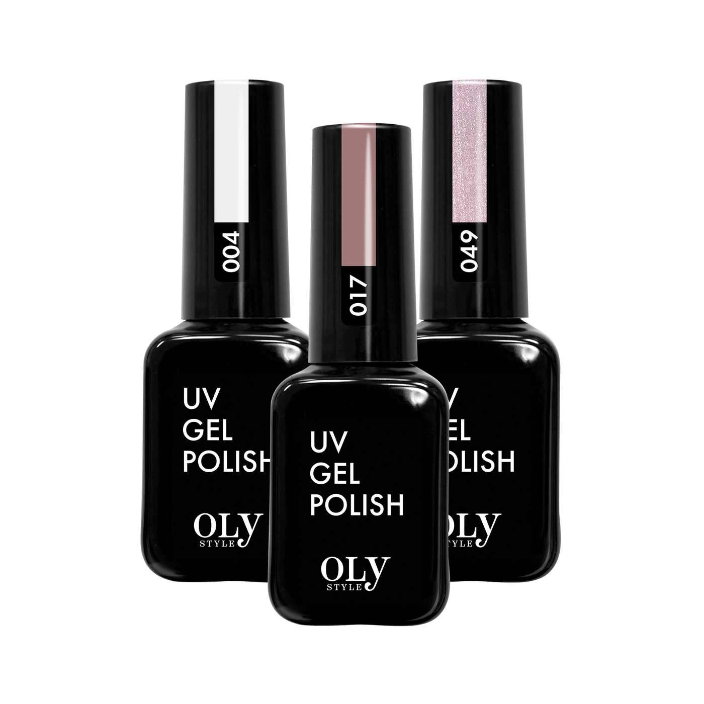 Olystyle Набор Гель-лаков OLS MIX, 06 (тон - 004, 017, 049)